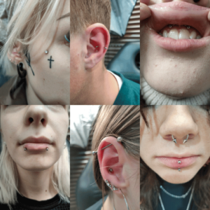 Zestawienie Piercingów - Profesjonalne Usługi Piercingu w Studio Kameleon (2)
